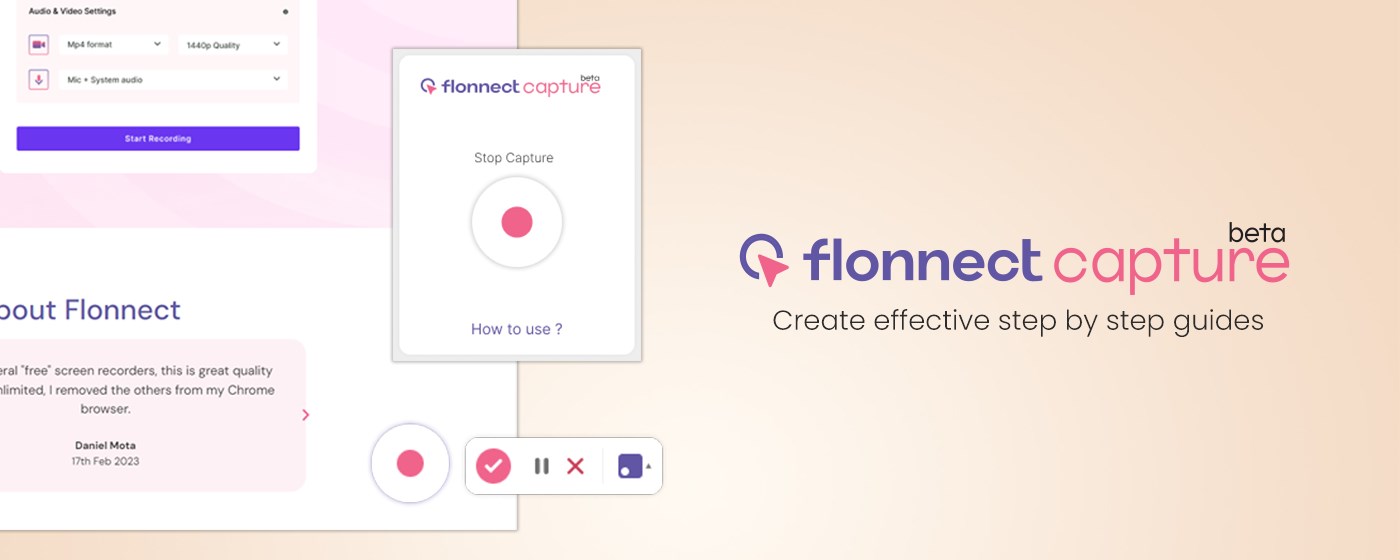 Steps Recorder by Flonnect Capture marquee promo image