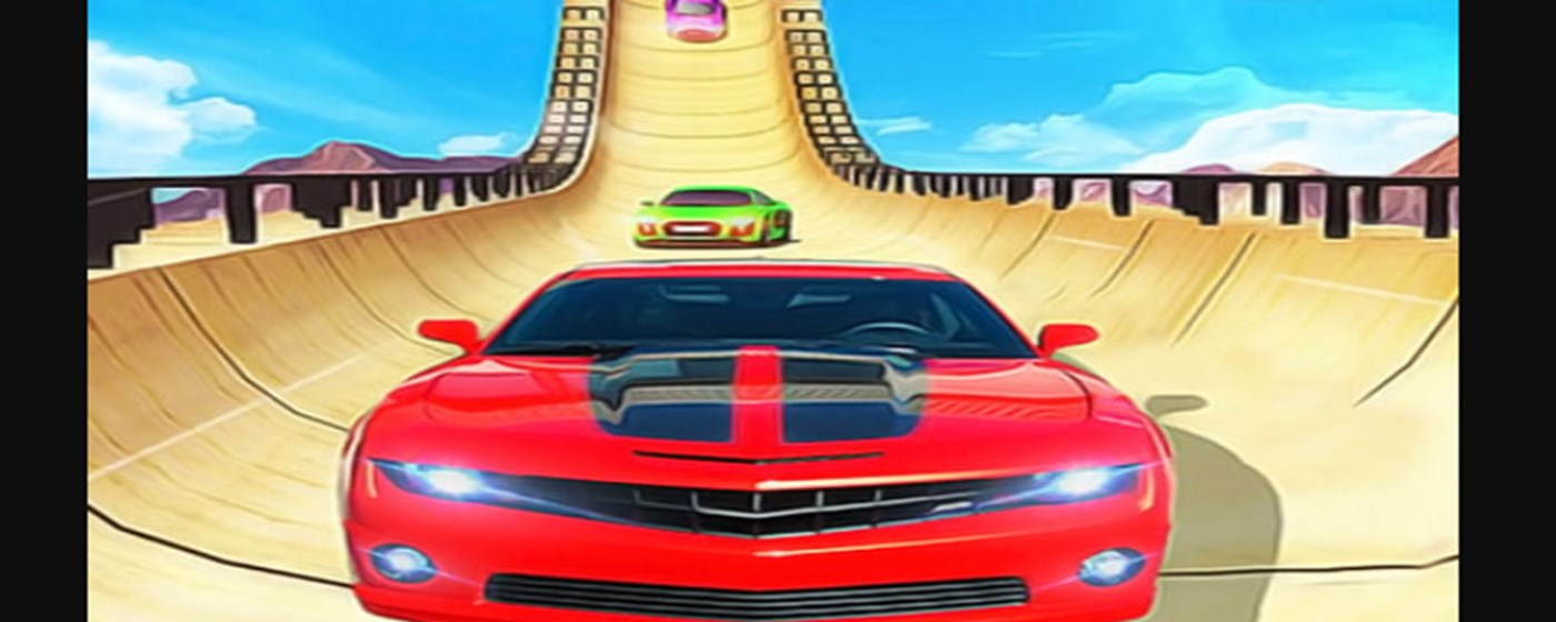 Mega Ramp Car Stunt Game Play marquee promo image
