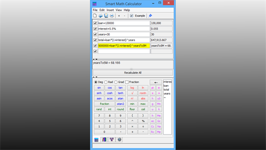 Smart Math Calculator screenshot 1