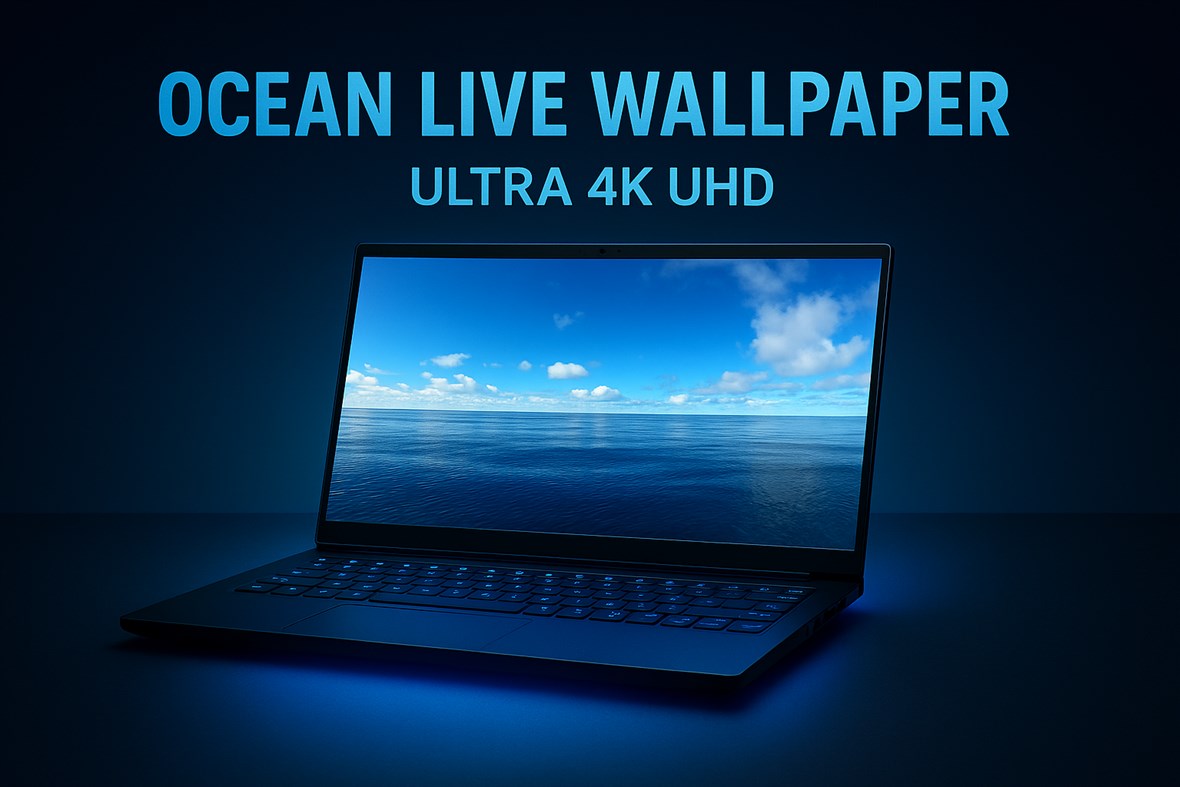 #1. Ocean Live Animated Wallpaper (Windows) By: F8 Network