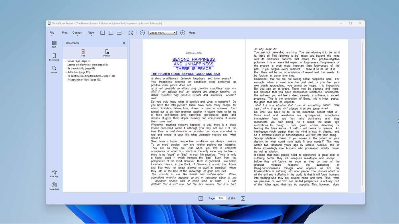 #3. Total eBook Reader (Windows) Av: LISAppStudio.com