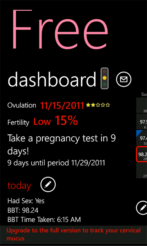 Fertility Diary Free Screenshots 1