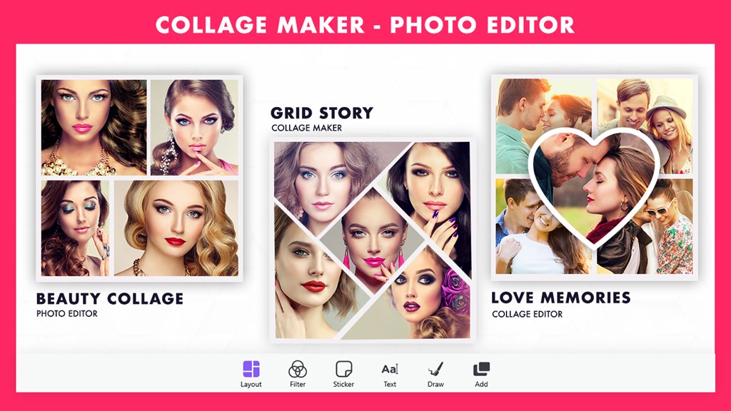 Photo store collage editor