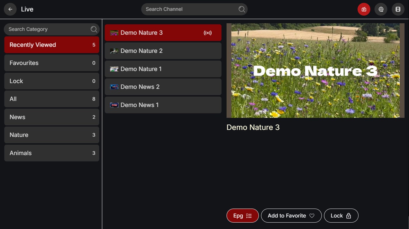 #4. Xtream IPTV Player (Windows) By: Nausheen Amber