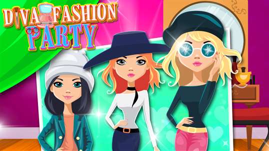 Diva Fashion Party - Girls Makeover screenshot 1