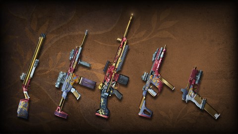World War Z - Golden Bloom Weapon Skins Pack