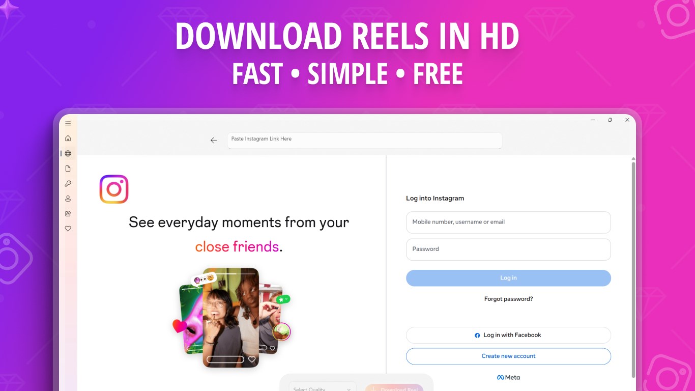 Insta Save - Reels & Stories Downloader. screenshot