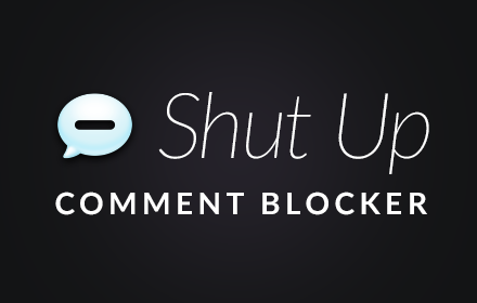 Shut Up: Comment Blocker small promo image