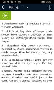Polski Biblii Świętej z dźwiękiem screenshot 5