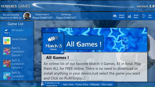 Online Games+ (Match 3) screenshot 1