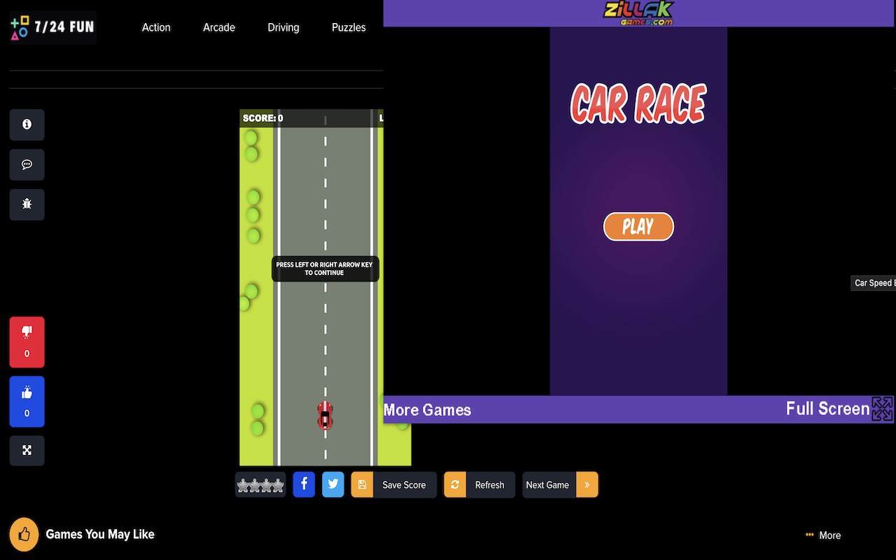 Car Race Game