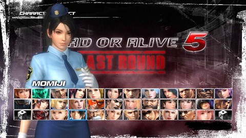 DEAD OR ALIVE 5 Last Round Momiji Police Uniform