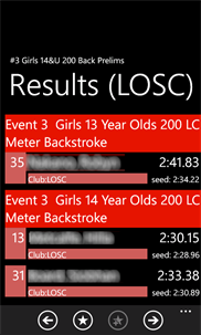 Swim Meet Results screenshot 6