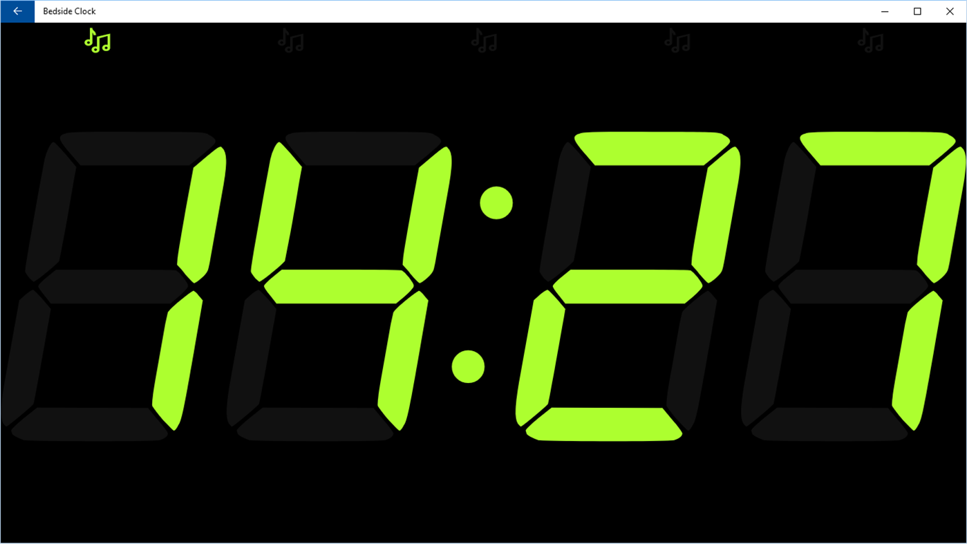 #1. Bedside Clock (Windows) Göre: Hobbium