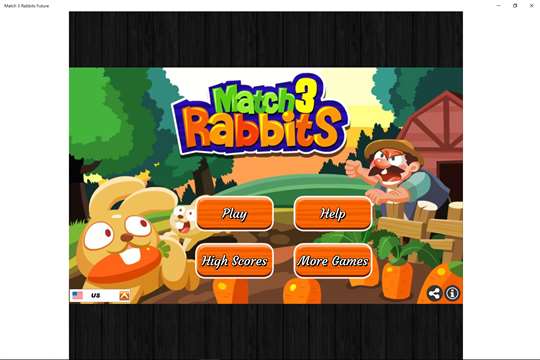 Match 3 Rabbits Future screenshot 1