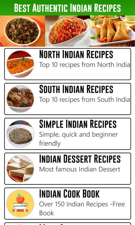 Best Authentic Indian Recipes Screenshots 1