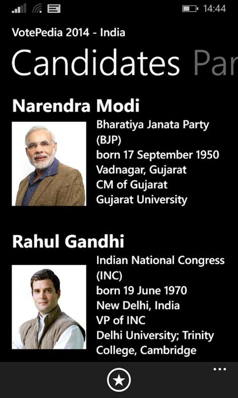 VotePedia 2014 Screenshots 2
