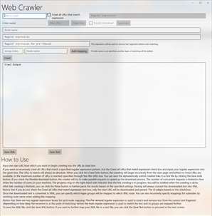 Web Crawl Utility screenshot 1