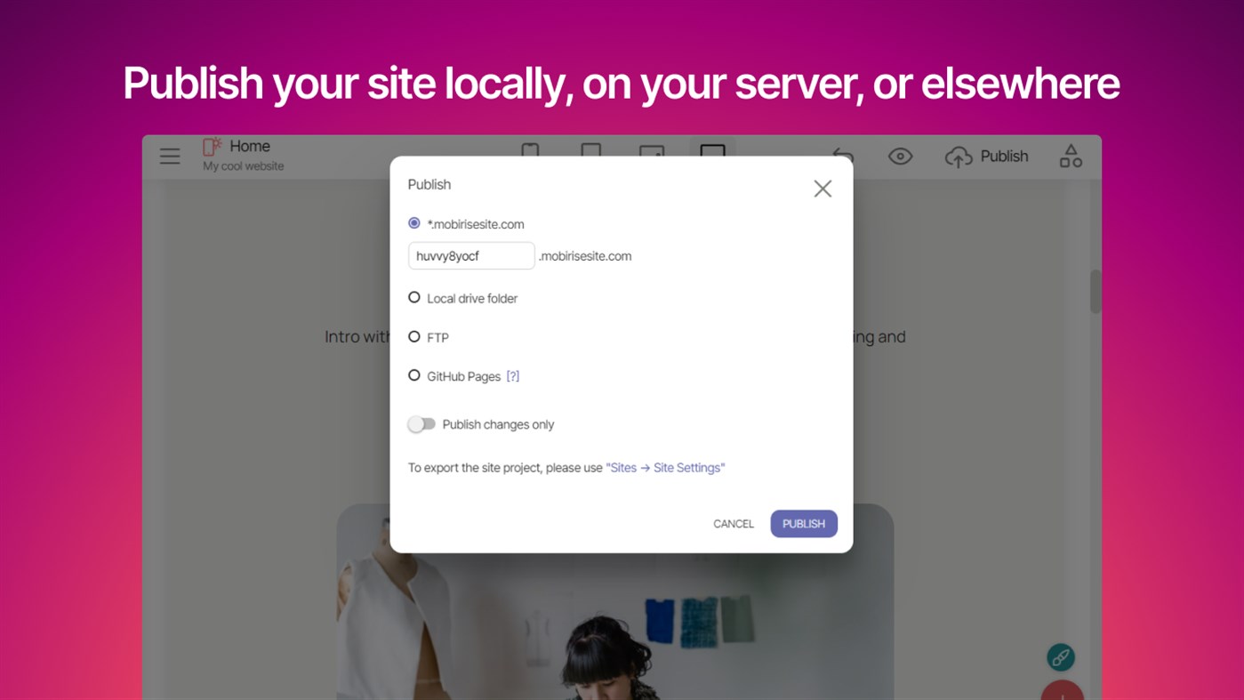 #4. Mobirise Website Builder (Windows) By: Mobirise