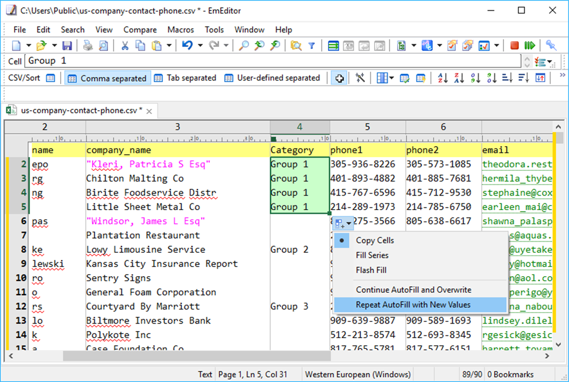 #10. EmEditor text editor (64-bit) (Windows) Podle: Emurasoft