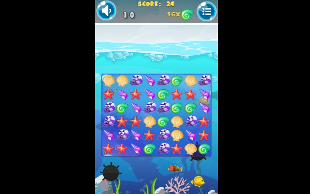 Sea Treasure Match 3 Game