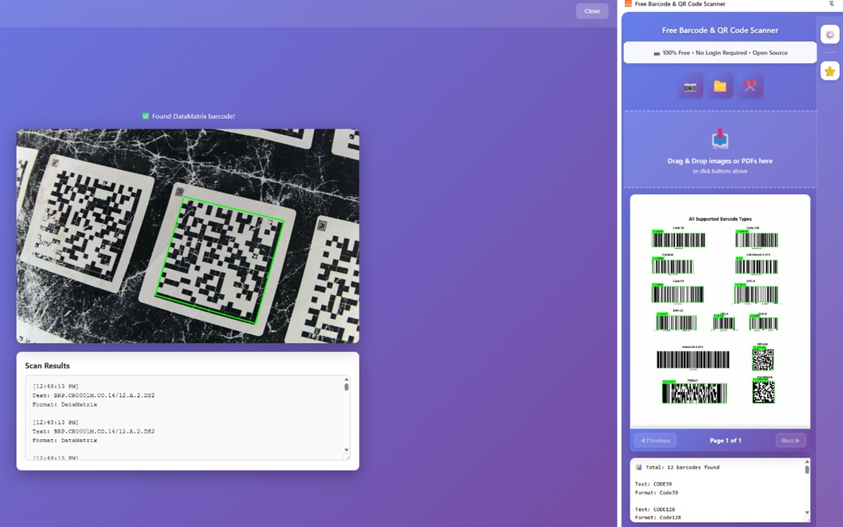 Barcode & QR Code Scanner