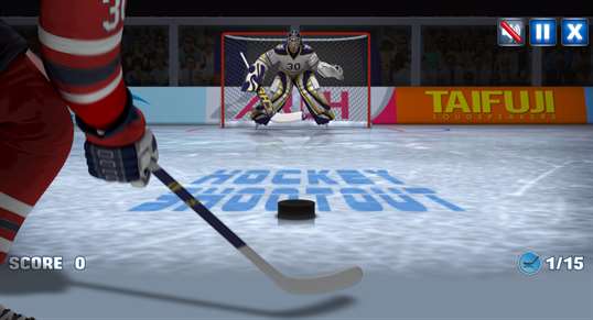 Ice Hockey shooting screenshot 2