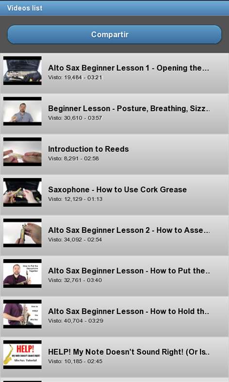 Learn to play the sax Screenshots 2