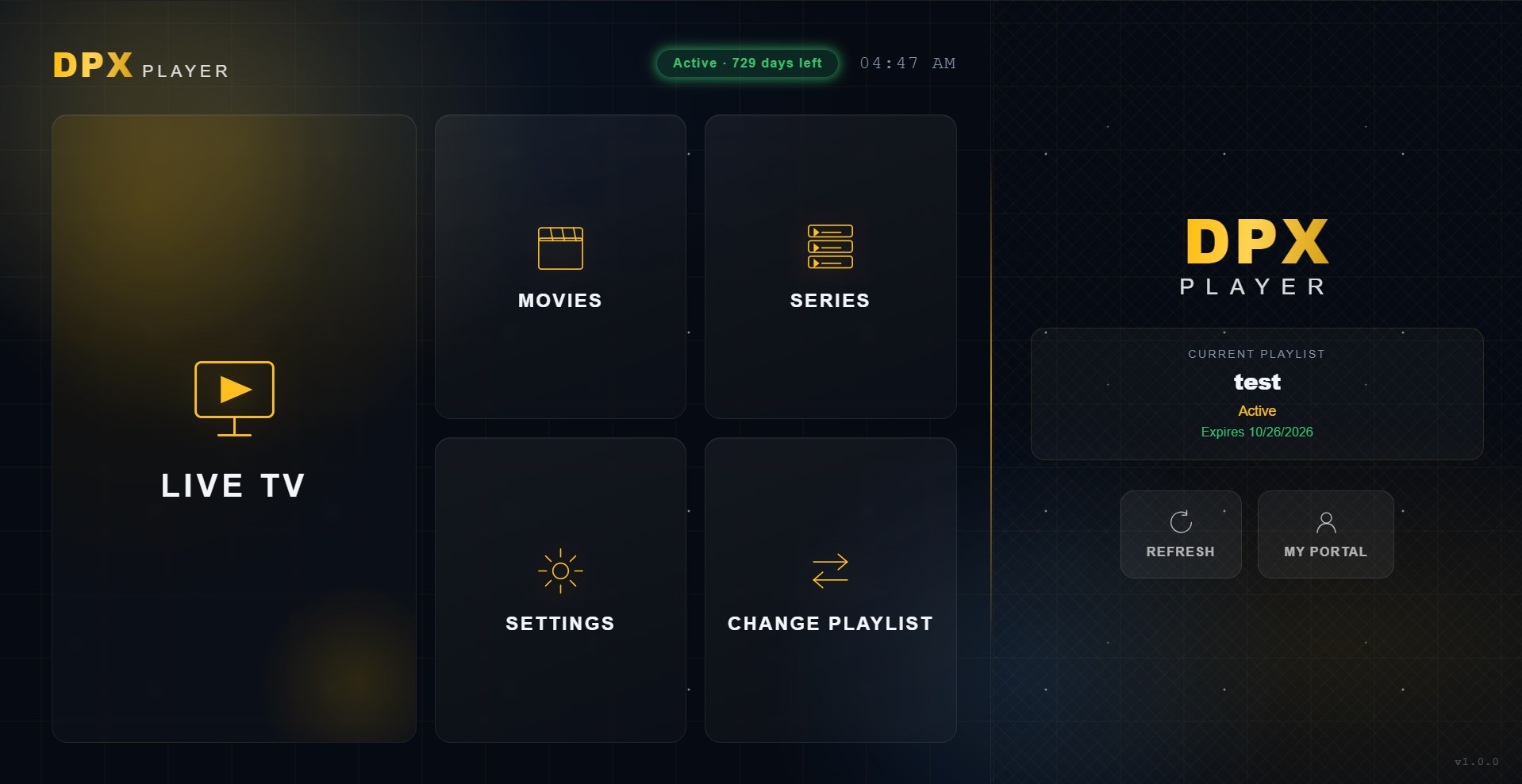 DPX PLAYER screenshot