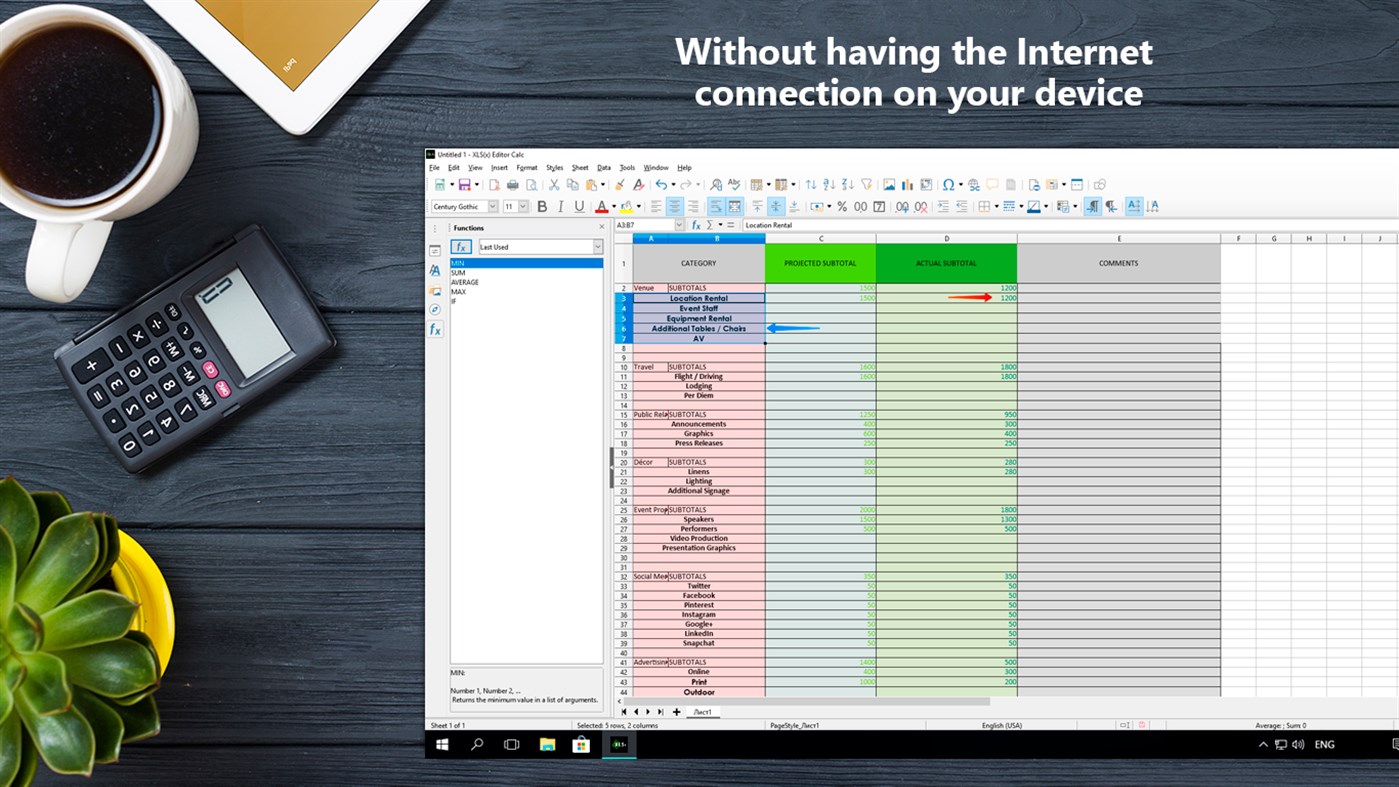 #3. XLS(x) Editor (Windows) 由: Virtual Pulse