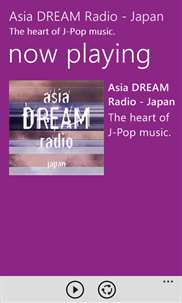 Asia DREAM Radio - Japan screenshot 1