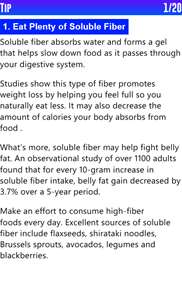 Tips to Lose Belly Fat screenshot 1