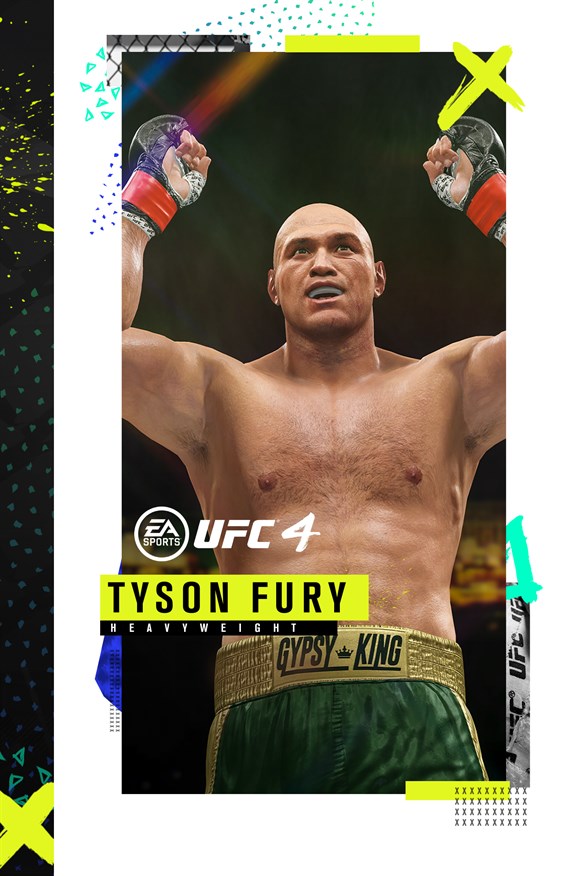 UFC 4 - Tyson Fury Xbox Series X|S and Xbox One cover art
