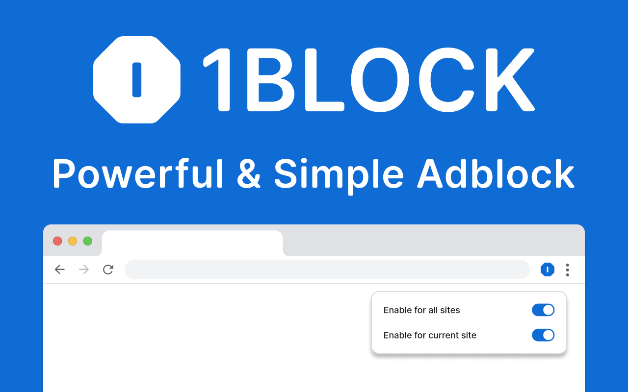 Adblock for YouTube & Edge - 1Block