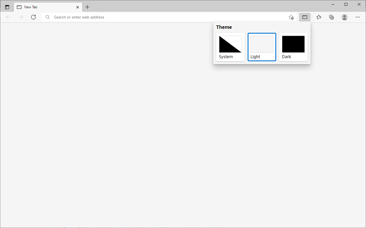 Blank New Tab Page - White Smoke