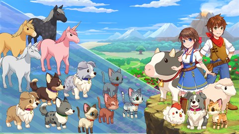 Harvest Moon: One World - Pack Animaux de compagnie rares