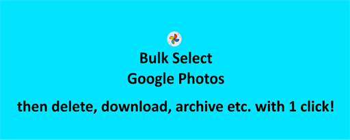 Bulk Select Google Photos marquee promo image