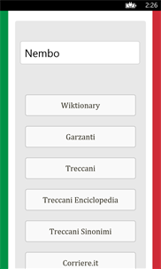 Multi Dizionario Italiano screenshot 2
