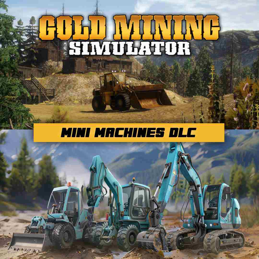 Gold Mining Simulator + DLC Mini Machines (Pacotes de mineradores de ouro)