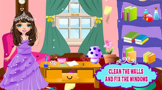 Princess Room Cleanup - Cleaning & Decoration screenshot 1