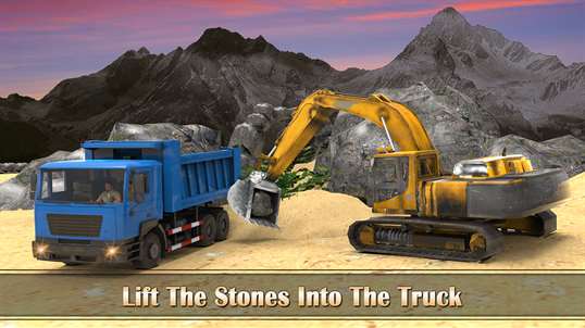 Mountain Drill Truck Driver - Rigs Mining Material screenshot 1