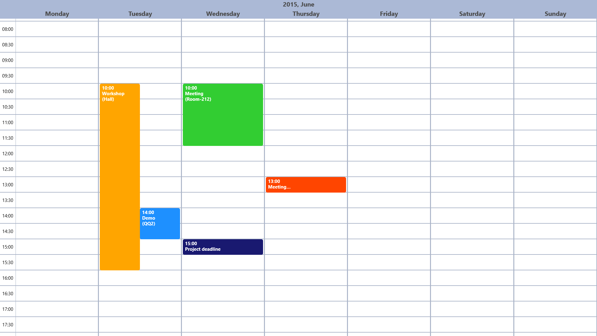 Schedule Planner for Windows 10