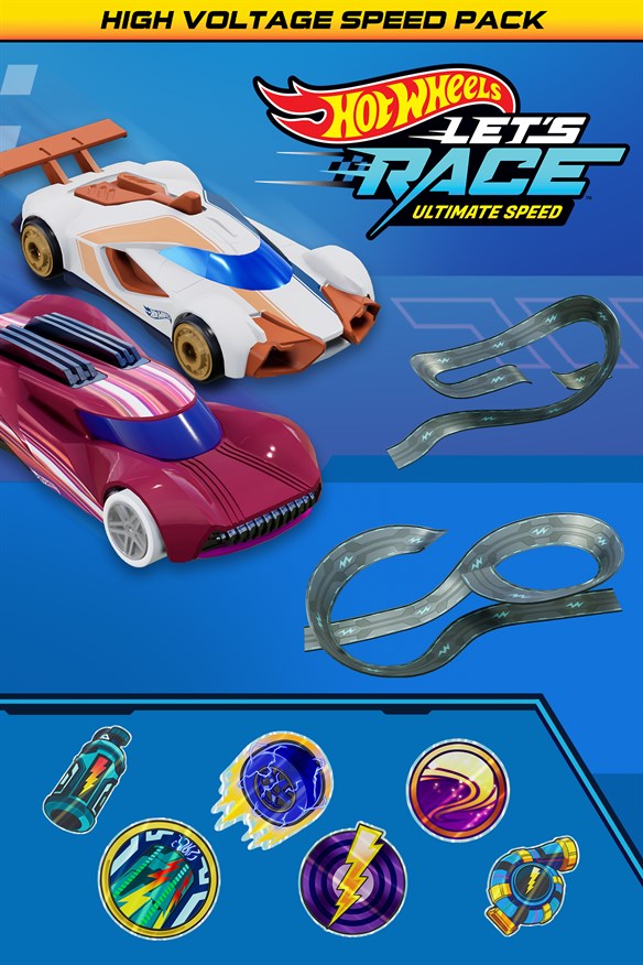 Hot Wheels Let's Race: Ultimate Speed - High Voltage Speed Pack Xbox Series X|S and Xbox One cover art