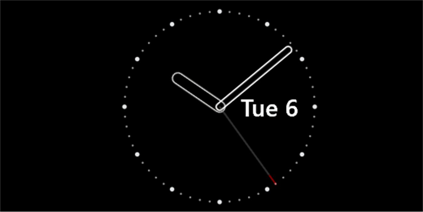 #8. 12g Invisible Clock (Windows) Podle: 12g Inc.