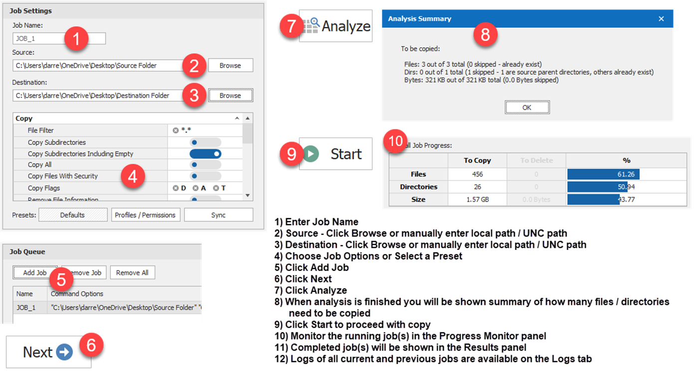 #5. RoboCopy GUI (Windows) 由: PC Assist Software