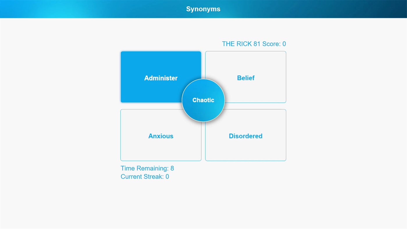 #3. The Synonyms and Antonyms Game (Xbox version) (Xbox) بواسطة: A-Z Computers