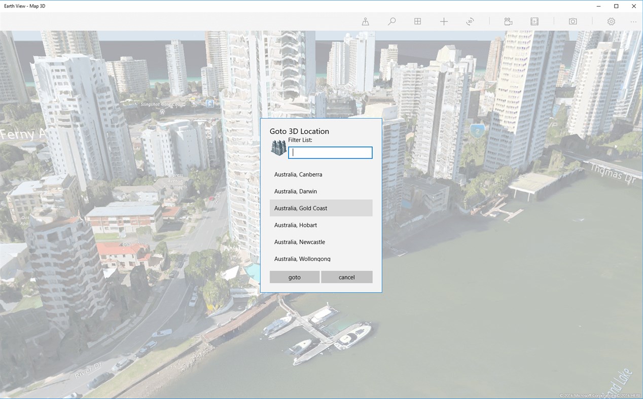 #6. Earth View - Map 3D (Windows) By: wolfSYS