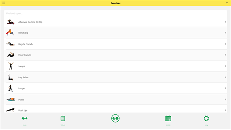 Home workout - 7 minute workout training challenge Screenshots 1