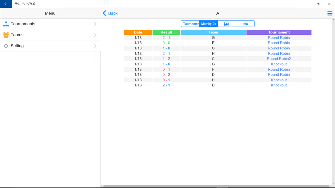 #7. Football Tournament Maker (Windows) Podle: eniblo