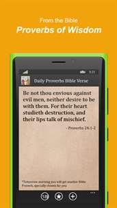 Daily Bible Proverbs screenshot 1